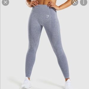 Gymshark Vital Seamless Leggings - Steel Blue Marl